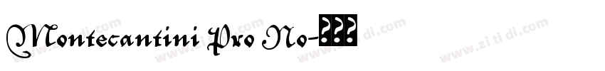Montecantini Pro No字体转换